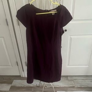 Maroon capped sleeve dress sz L